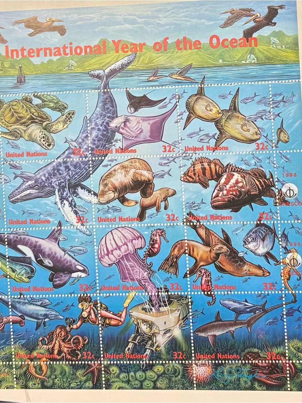 International Year of the Ocean-Stamps